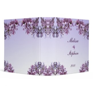 Lilac Wedding binder