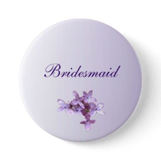 Lilac Wedding Bridesmaid Pin