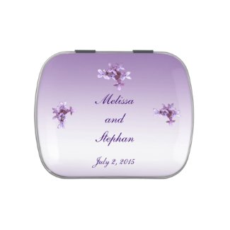 Lilac Wedding Favor Jelly Beans