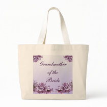 Lilac Wedding Grandmother of the Bride Tote Bags