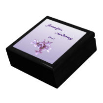 Lilac Wedding Jewelry Boxes