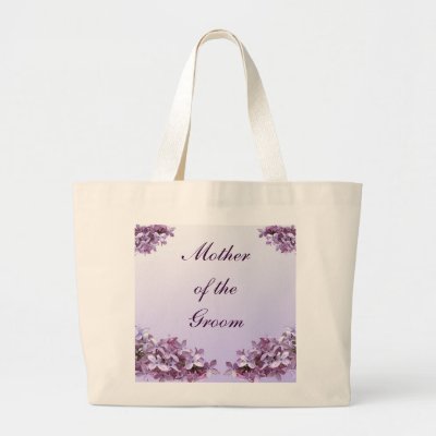 Lilac Wedding Mother of the Groom Canvas Bag