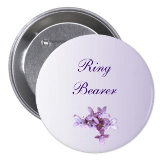 Lilac Wedding Ring Bearer Pin