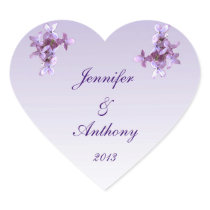 Lilac Wedding Stickers