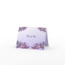 Lilac Wedding Thank You Card
