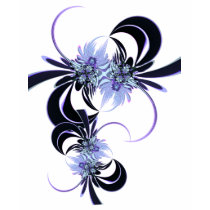 Lilaciano Fractal Swirl T-Shirt