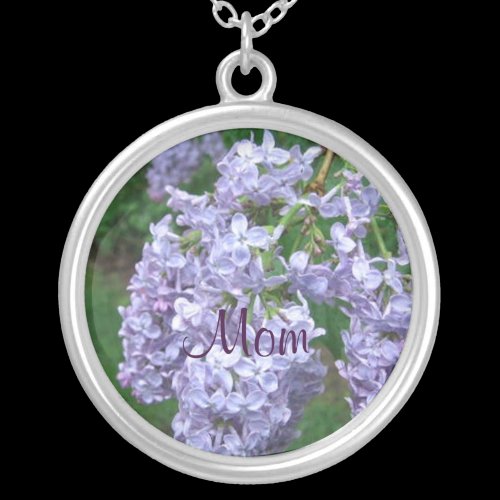 Lilacs for Mothers Day Custom Necklace