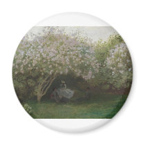 Lilacs, Grey Weather (1872) magnets
