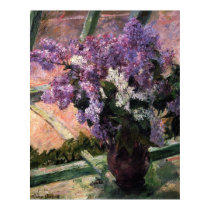 Lilacs in a Window, Mary Cassatt posters