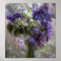 Lilacs Of Love Art Poster/Print