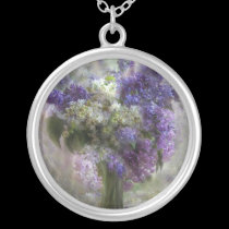 Lilacs Of Love Wearable Art Necklace necklaces