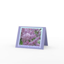 Lilacs Thank You Cards