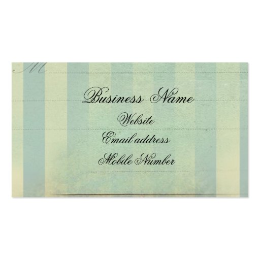 Lilas au printemps business card template (back side)