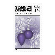 Liliac Frosted Flourishes Winter Postage Stamp
