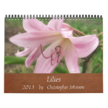 Lilies 2013 Calendar calendars