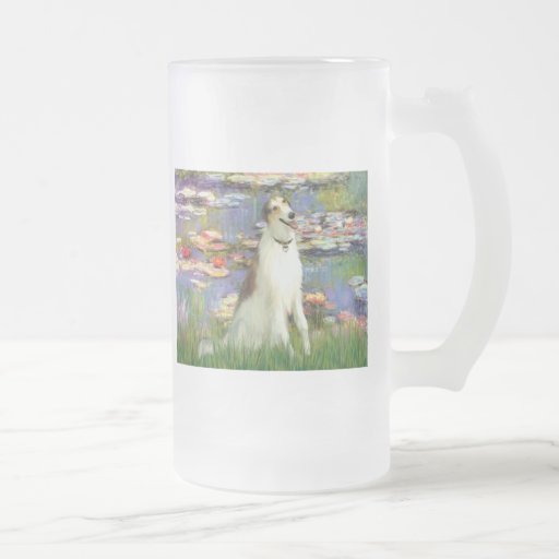 Lilies 2 -  Borzoi Coffee Mug
