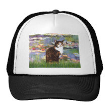 Lilies 2 - Calico cat Hat
