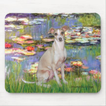 Lilies 2 - Italian Greyhound 5 Mousepad