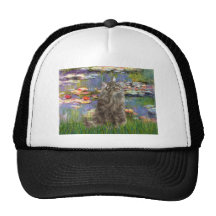 Lilies 2 - Norwegian Forest cat Mesh Hats
