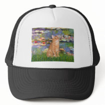 Lilies 2 - Orange Tabby cat 46 Mesh Hats