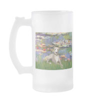 Lilies 2 - Whippet #2 Mug