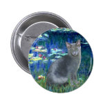 Lilies 5 - Russian Blue cat 2 Pins
