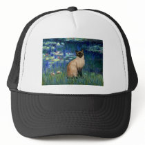 Lilies 5 - Seal Point Siamese cat Trucker Hats