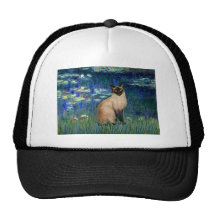 Lilies 5 - Seal Point Siamese cat Trucker Hats