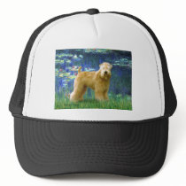 Lilies 5 - Wheaten Terrier (stand) Trucker Hats