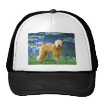 Lilies 5 - Wheaten Terrier (stand) Trucker Hats