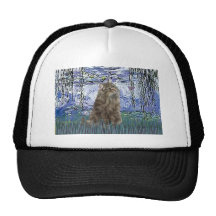 Lilies 6 - Norwegian Forest Cat Trucker Hats