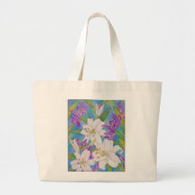 Lilies and Iris Bags