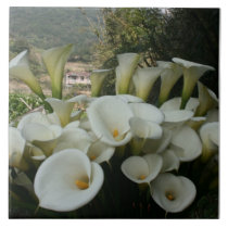 Lilies at Calla Lily Plantation, Taiwan tiles