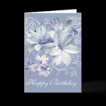 Lilies (customizable) cards