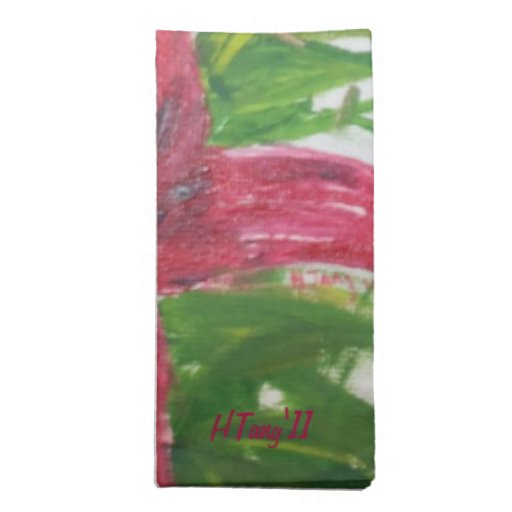 lilies napkin