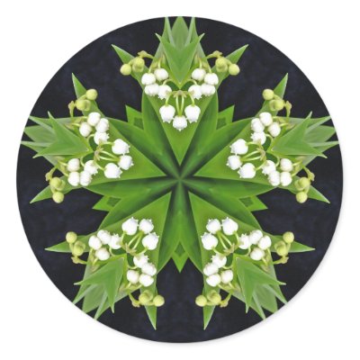 Lilies of the Valley sticker by GardenDelightsArts