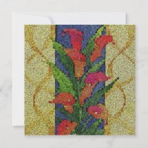 Lilies Tile invitations