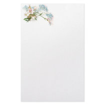 Lilies Victorian Trade Card stationery