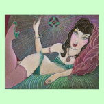 'Lilith in Fringe Bikini' art print posters