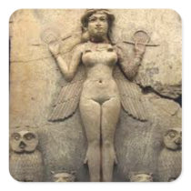 Lilith in Stone Stickers