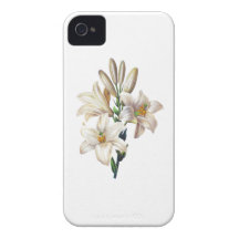 Lilium Candidum or Madonna Lily By Redoute Case-Mate iPhone 4 Case