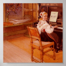 Lillanna Playing Mozart Print