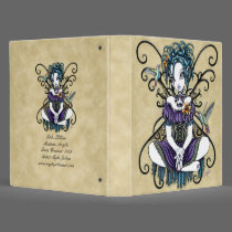 "Lillian" Gothic Hummingbird Fairy Art Binder