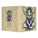 "Lillian" Gothic Hummingbird Fairy Art Binder