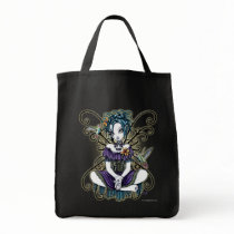 "Lillian" Gothic Hummingbird Fairy Art Canvas Tote bags by mykajelina "Lillian" Gothic Hummingbird Fairy Art Canvas Tote bags