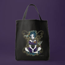 "Lillian" Gothic Hummingbird Fairy Art Canvas Tote bags