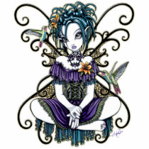 "Lillian" Gothic Hummingbird Fairy Photo Sculpture photo sculptures