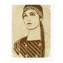 "Lillian" ~ Roaring 20's Postcard postcards
