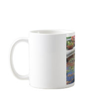 Lillies in a quiet fountian mugs