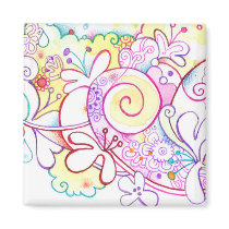 Lillies in the Rain Magnet (2) by ShouShou Lillies in the Rain Magnet (2)